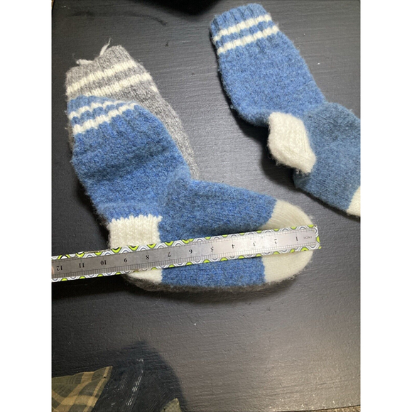 2 Handmade Socks made of natural 100% wool Handmade Men & Women Very Warm Winter - Picture 5 of 6